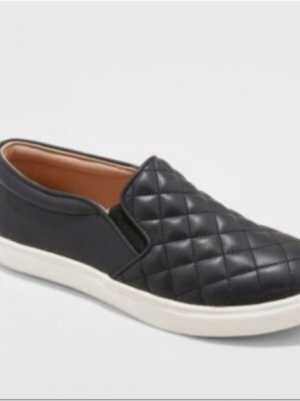 A New Day Target Quilted Slip-On Sneakers in Black 9 women’s loafers - Picture 2 of 5